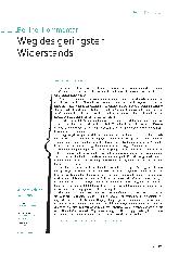 Vorschauseite 1: Weg des geringsten Widerstands