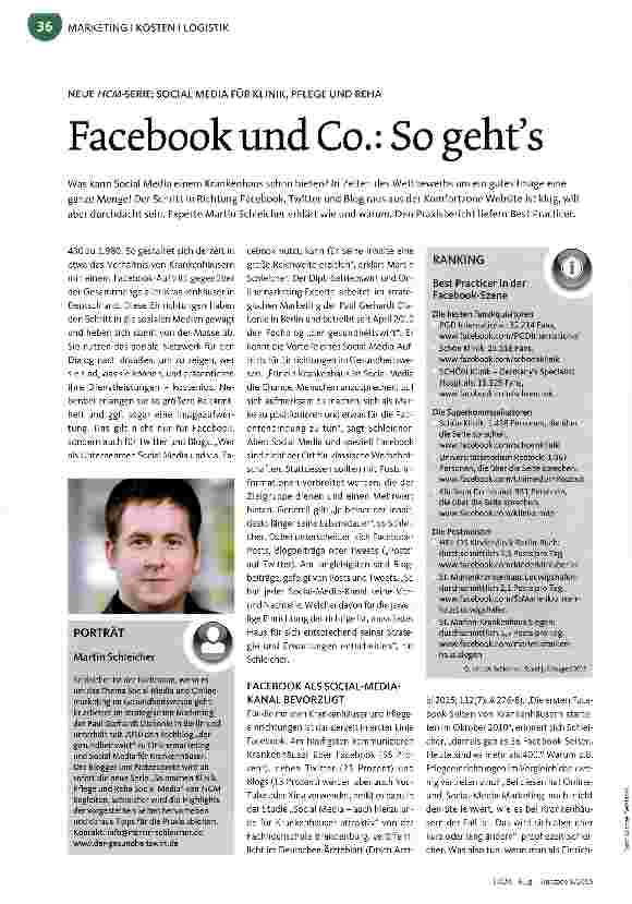 Vorschauseite 1: Facebook und Co. : So geht es