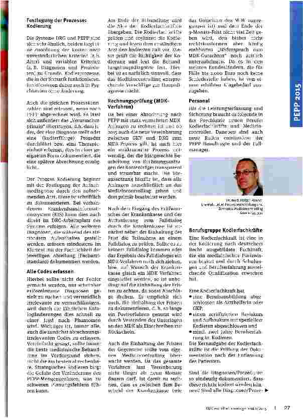 Vorschauseite 2: Medizincontrolling in der Psychiatrie Übersicht der grundlegenden Elemente