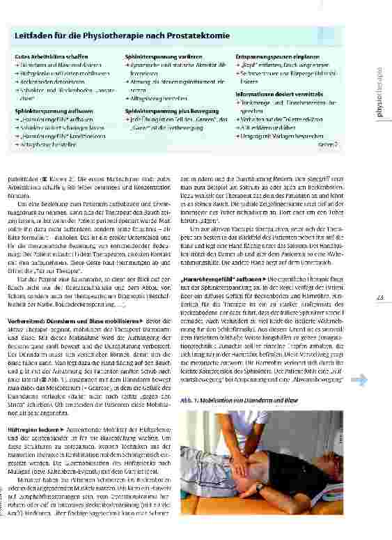 Vorschauseite 2: Rehabilitation nach Prostatektomie Kontinenz zurückgewinnen