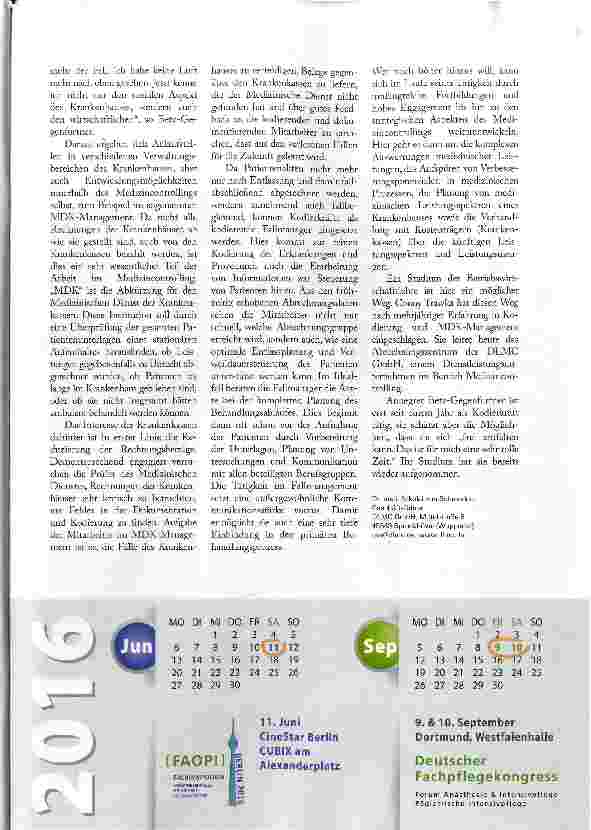 Vorschauseite 4: VON DER PFLEGE-ZUR KODIERFACH KRAFT
