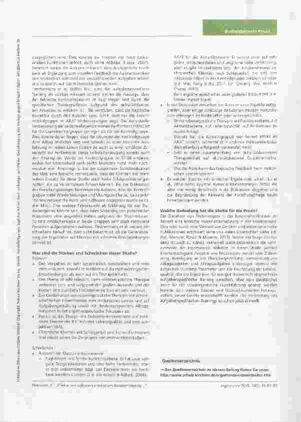 Vorschauseite 3: Nutzerfreundliche StudienzusammenfassungEffekte von aufgabenorientiertem Roboter-Training auf die Arm- Funktion, Aktivität und Lebensqualität von chronischen Schlaganfallpatienten…