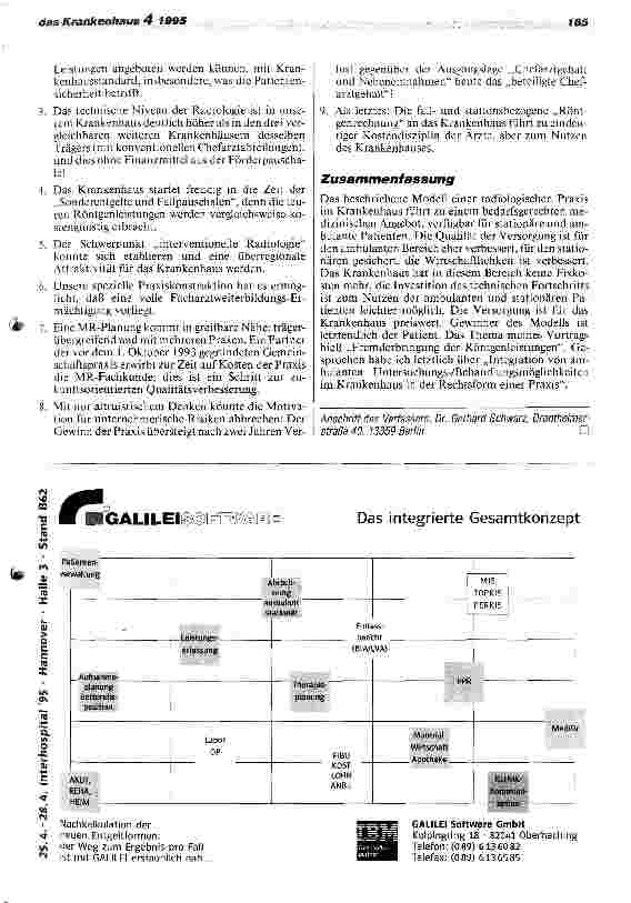 Vorschauseite 4: Fremderbringung der Röntgenleistungen durch den niedergelassenen Radiologen.