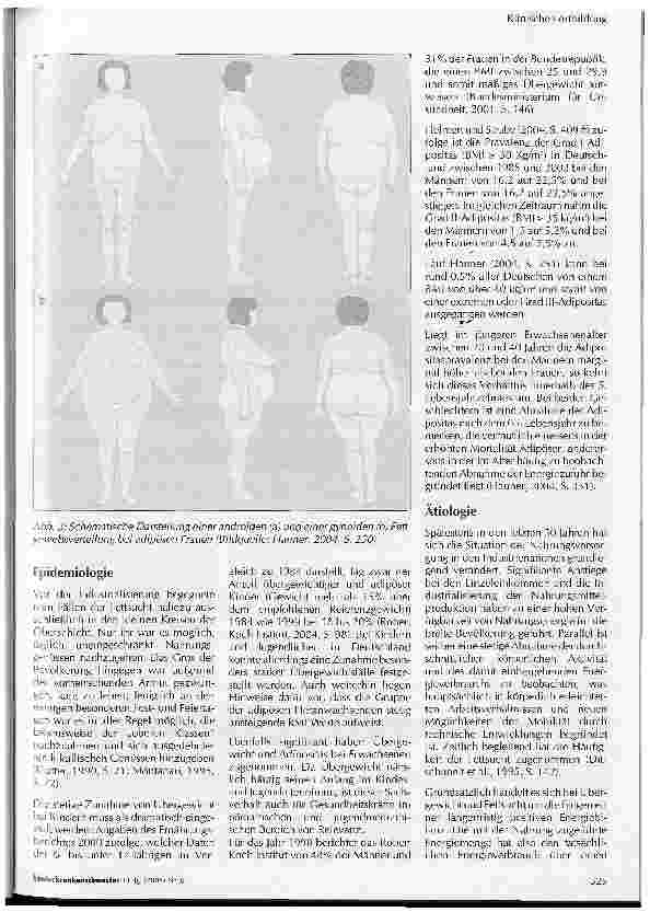 Vorschauseite 3: Übergewicht bei Kindern, Jugendlichen und Erwachsenen