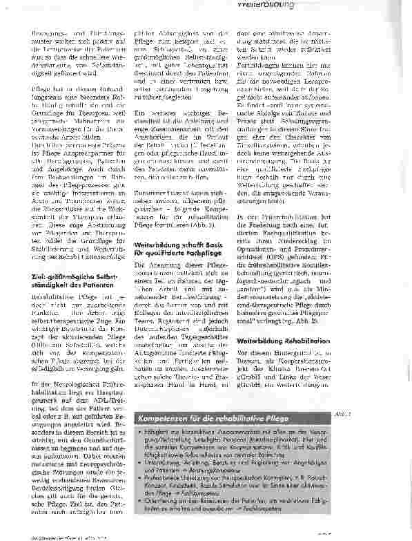 Vorschauseite 2: Pflegefachkraft RehabilitationFachweiterbildung