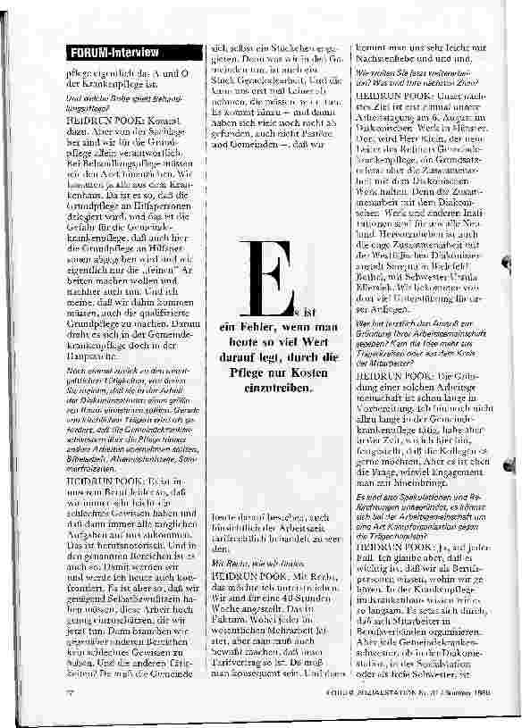 Vorschauseite 3: Zwischen Nächstenliebe und Tarifvertrag