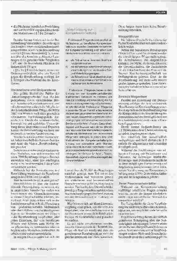 Vorschauseite 2: Erste staatliche Berufsordnung in Bremen