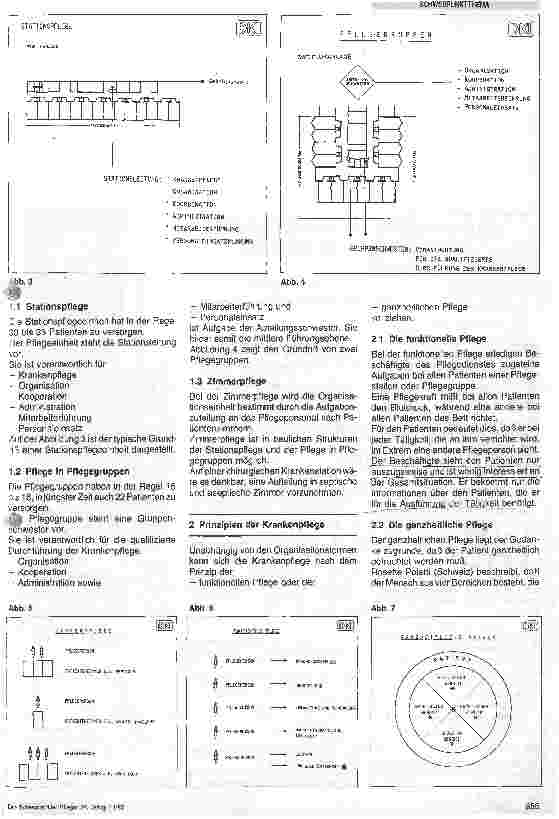 Vorschauseite 2: Die Organisation einer chirurgischen Krankenabteilung, Organisations und Betriebsstrukturen