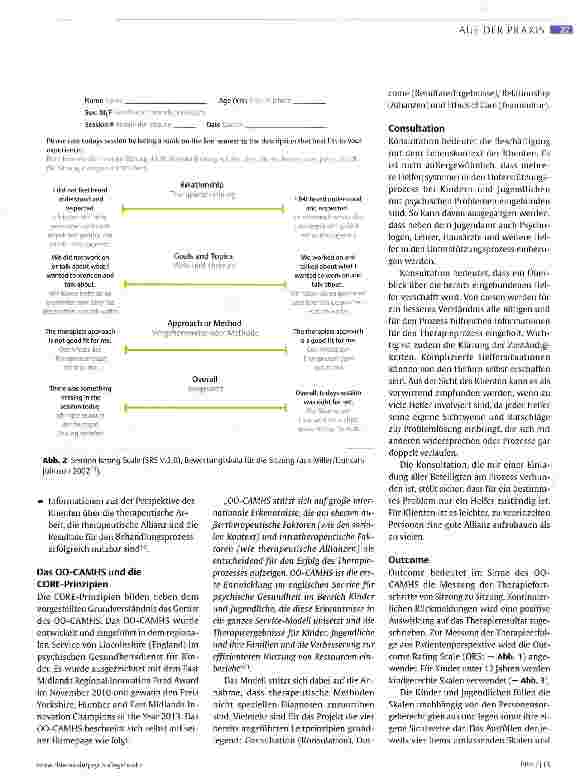 Vorschauseite 3: Kinder und Jugendliche bewerten ihre Therapie