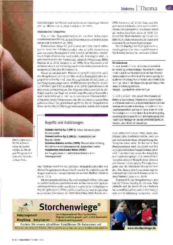 Vorschauseite 2: Neugeborene diabetischer Mütter