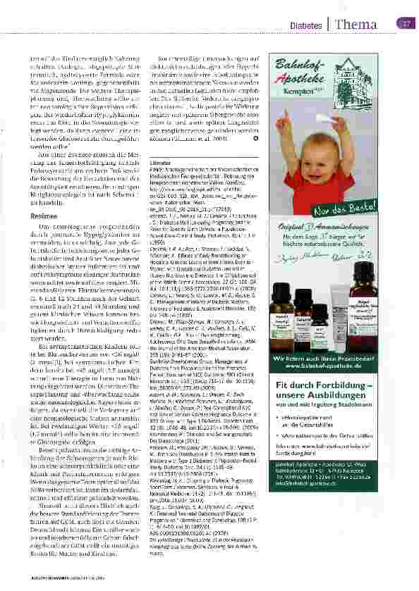Vorschauseite 4: Neugeborene diabetischer Mütter