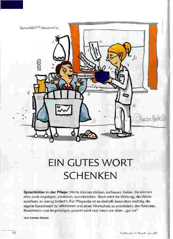 Vorschauseite 1: EIN GUTES WORT SCHENKEN