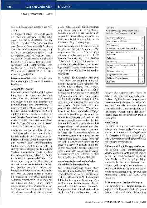 Vorschauseite 3: Lagerungstherapie und Frühmobilisation zur Prophylaxe oder Therapie von pulmonalen Funktionsstörungen