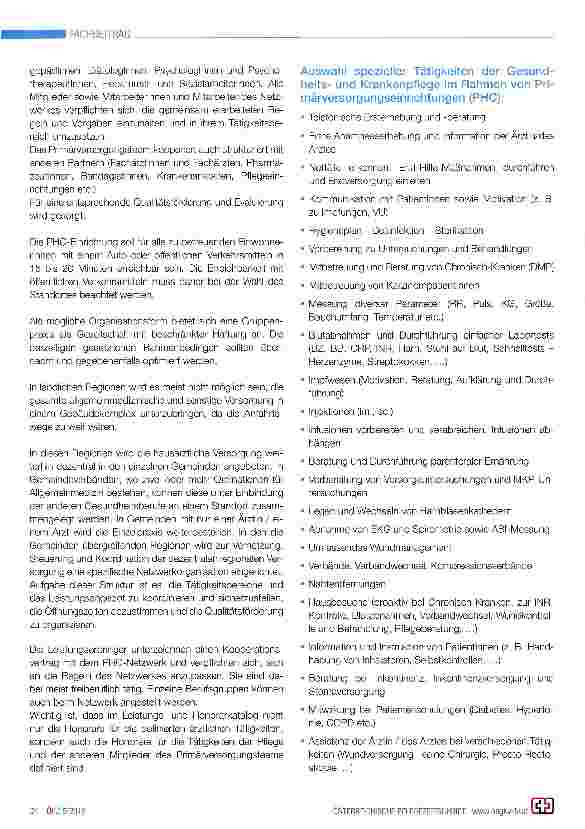 Vorschauseite 3: Neue Wege in der Primärversorgung