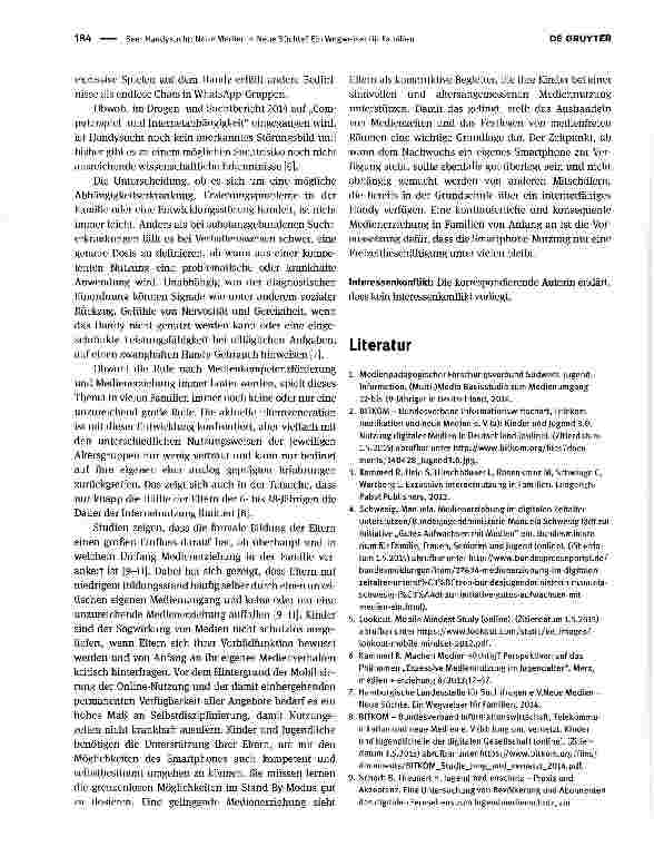 Vorschauseite 2: Handysucht: Neue Medien = Neue Süchte? Ein Wegweiser für Familien