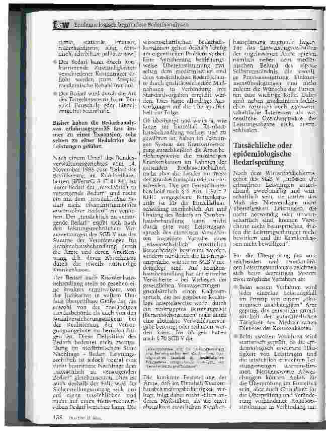 Vorschauseite 4: Epidemiologische begründete Bedarfsanalysen Möglichkeiten und Grenzen