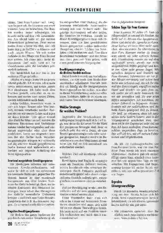 Vorschauseite 5: Wie verarbeiten Sie belastende Situationen? Suche nach Bewältigungsstrategien