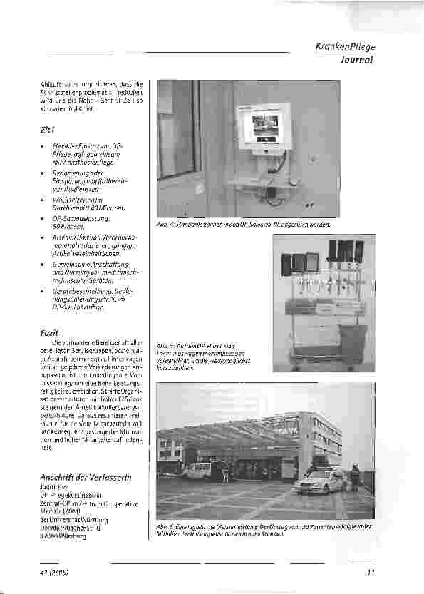 Vorschauseite 4: Pflegerische OP-Koordination im Zentral-OP