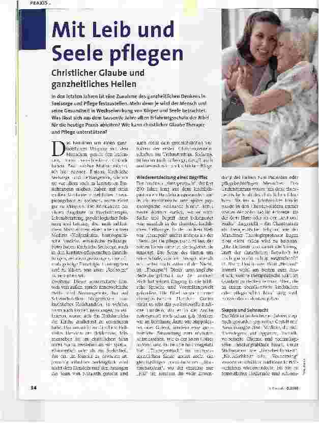 Vorschauseite 1: Mit Leib und Seele pflegen