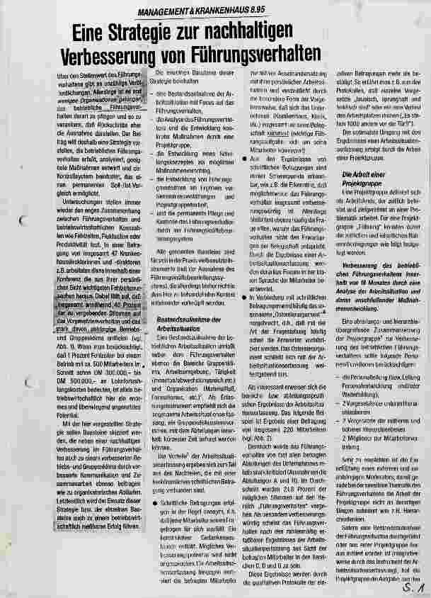 Vorschauseite 1: Eine Strategie zur nachhaltigen Verbesserung von Führungsverhalten