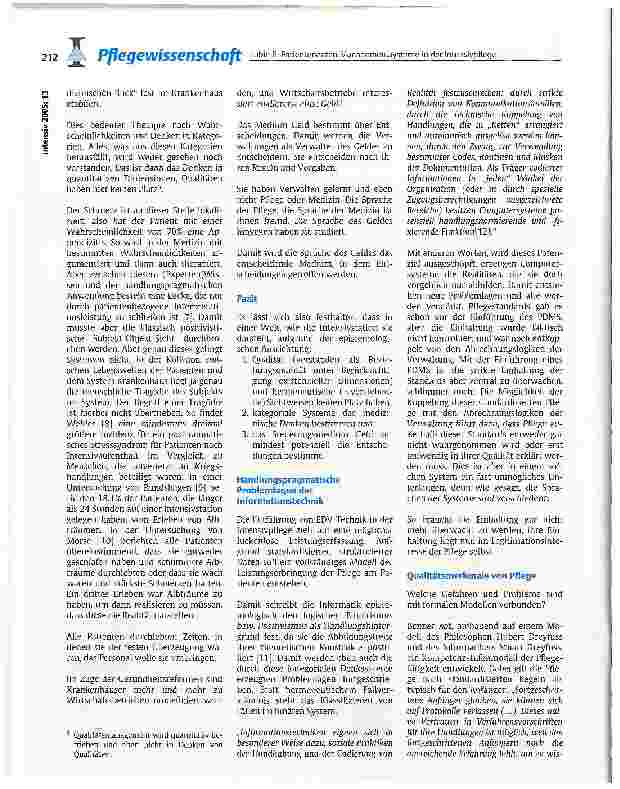 Vorschauseite 2: Patientendaten-Managementsysteme in der Intensivpflege - eine kritische Analyse