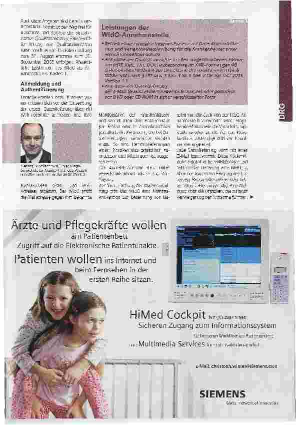 Vorschauseite 2: WldO nimmt Qualitätsberichte an