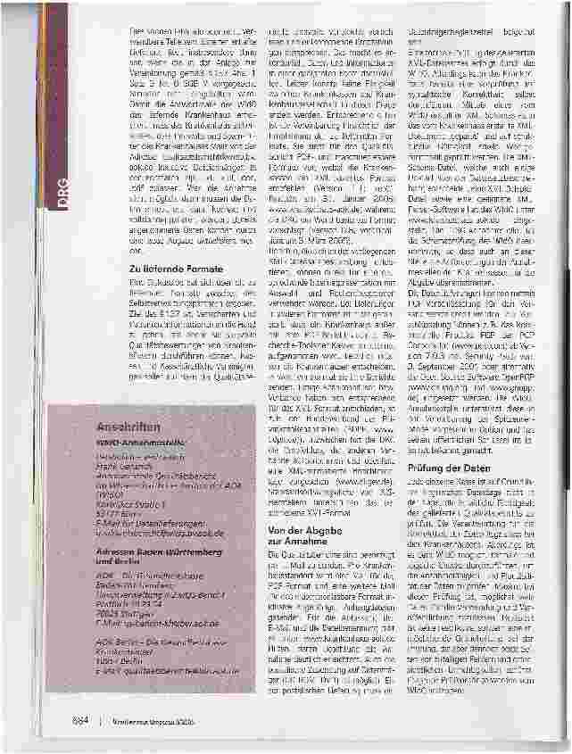 Vorschauseite 3: WldO nimmt Qualitätsberichte an