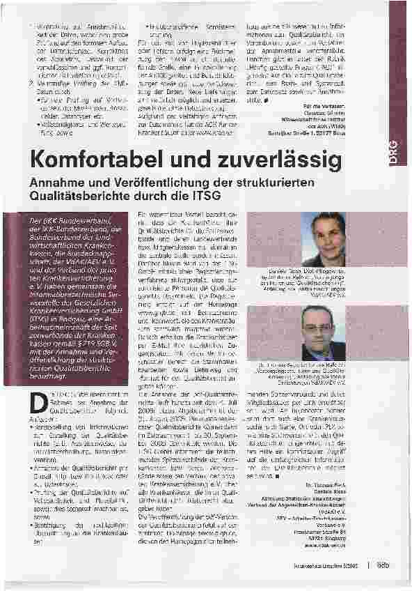 Vorschauseite 4: WldO nimmt Qualitätsberichte an