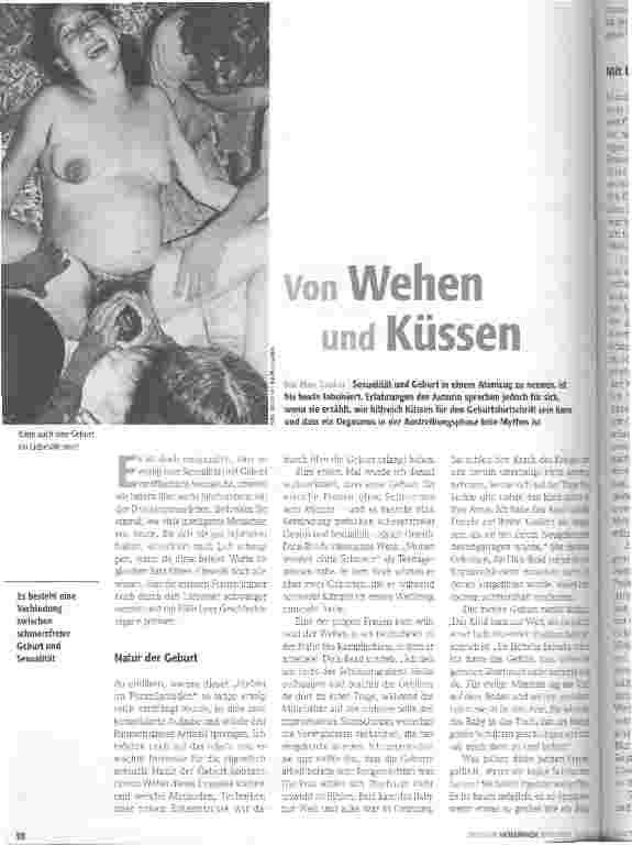 Vorschauseite 1: Von Wehen und Küssen