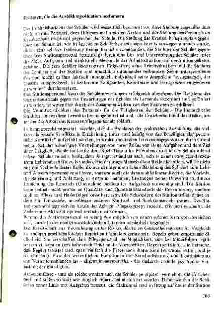 Vorschauseite 3: Probleme der praktischen Ausbildung zum Krankenpflegeberuf 1. Teil