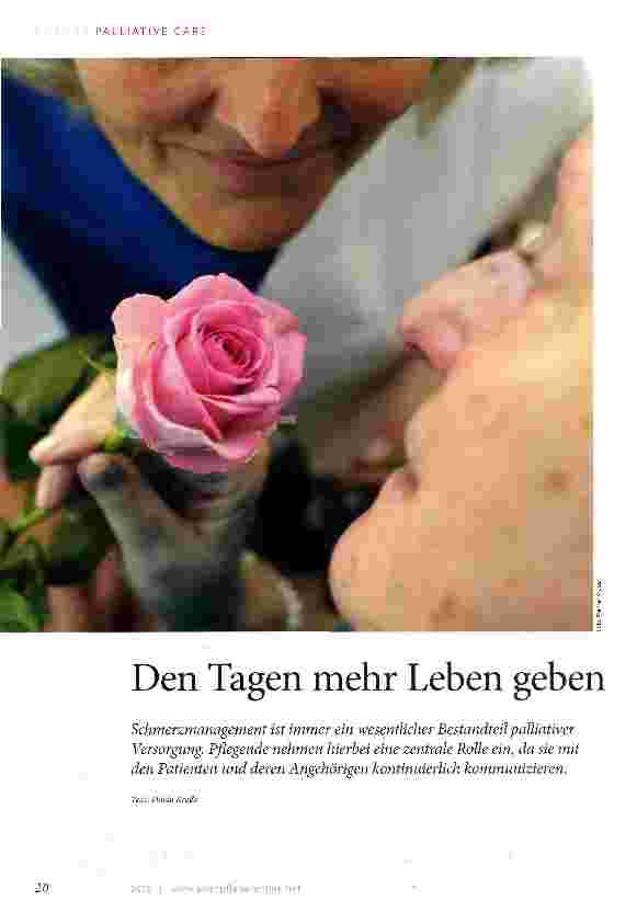 Vorschauseite 1: Den Tagen mehr Leben geben
