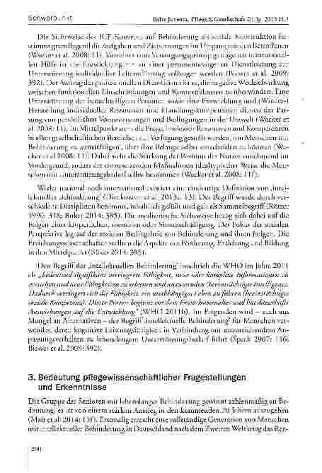 Vorschauseite 4: Implikationen der Behindertenpädagogik in die Pflegeforschung