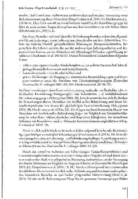 Vorschauseite 5: Implikationen der Behindertenpädagogik in die Pflegeforschung