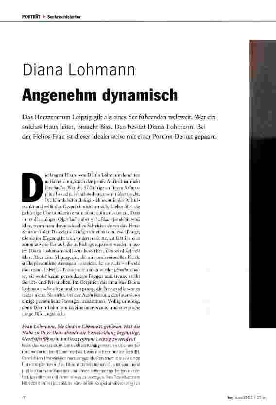 Vorschauseite 1: Diana Lohmann Angenehm dynamisch
