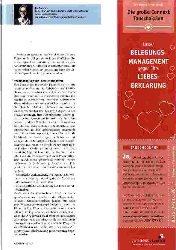 Vorschauseite 2: Die neue Pflegezeit