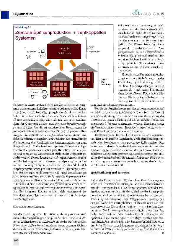 Vorschauseite 3: Gestaltungsmöglichkeiten und Outsourcingoptionen für Verpfle gungssysteme im Krankenhaus