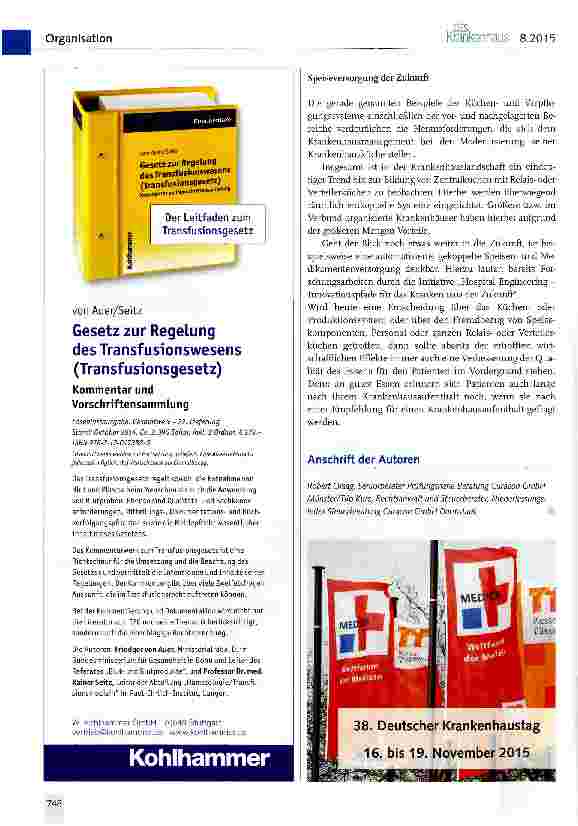 Vorschauseite 4: Gestaltungsmöglichkeiten und Outsourcingoptionen für Verpfle gungssysteme im Krankenhaus