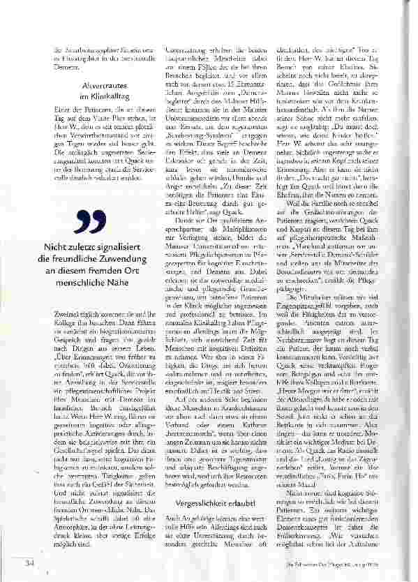 Vorschauseite 3: UNTERWEGS IN SACHEN DEMENZ