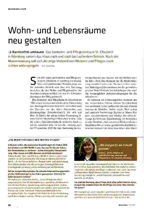 Vorschauseite 1: Wohnund Lebensräume neu gestalten