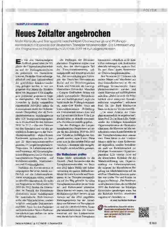 Vorschauseite 1: Neues Zeitalter angebrochen
