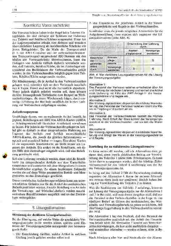 Vorschauseite 5: Bevorratung effiktiver durch Versorgungs- Assistenten