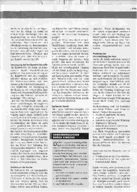 Vorschauseite 2: Fehlerquellen bei der enteralen Ernährung