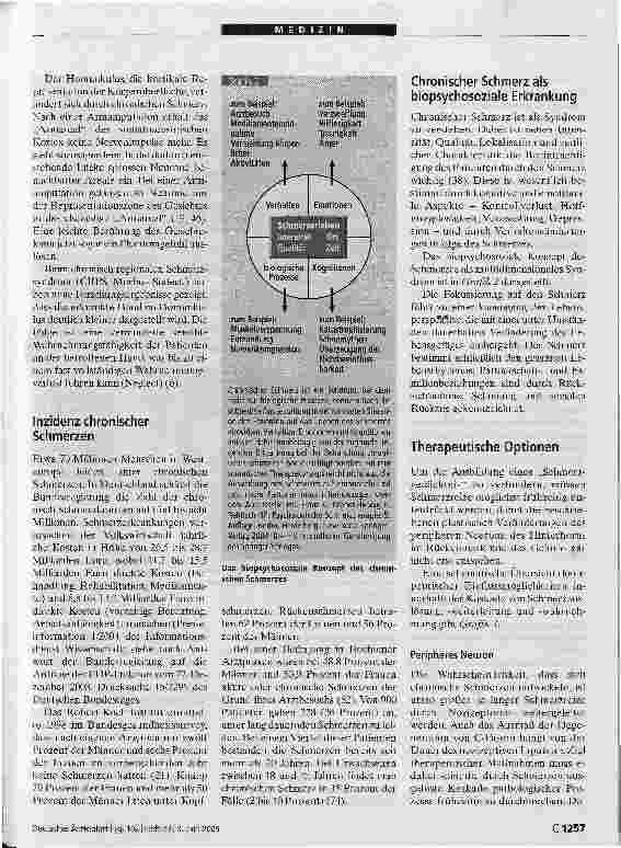 Vorschauseite 3: Prophylaxe chronischer Schmerzen