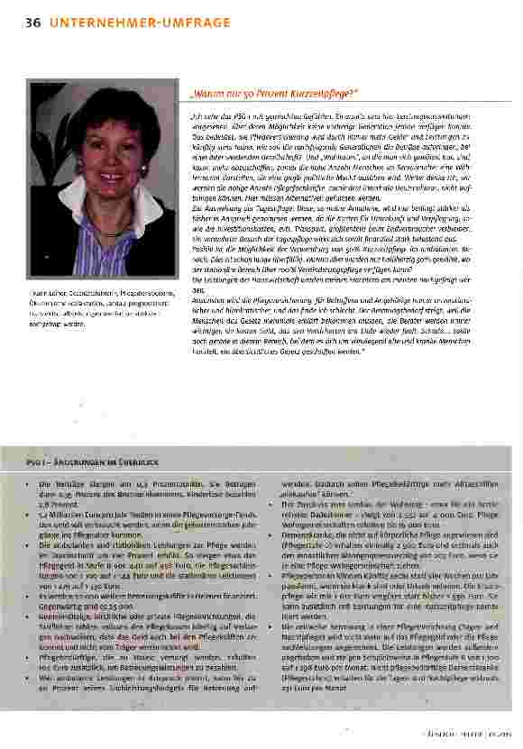 Vorschauseite 5: Pflegereform: Volltreffer für Pflegedienste?