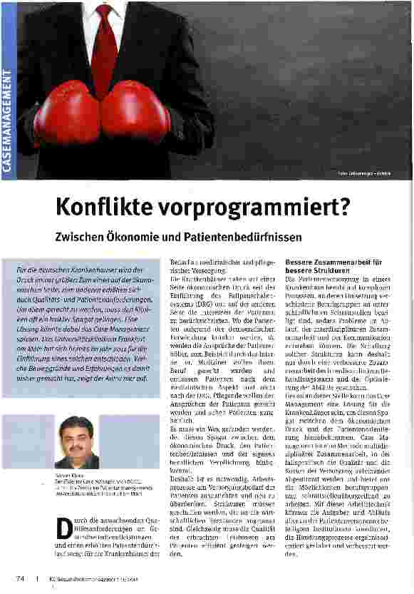 Vorschauseite 1: Konflikte vorprogrammiert?