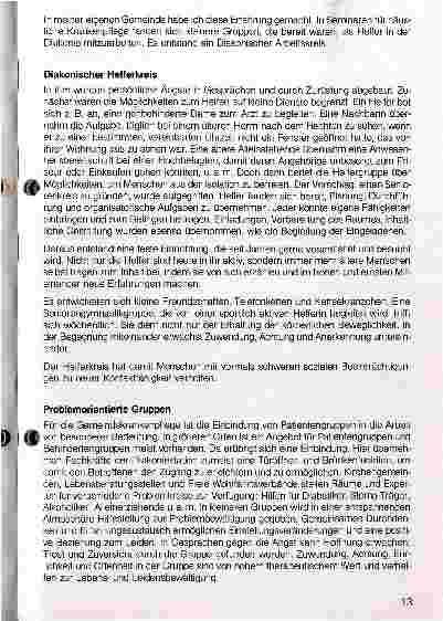Vorschauseite 3: Integration von Helfergruppen und Selbsthilfegruppen in der Arbeit der Diakoniestationen