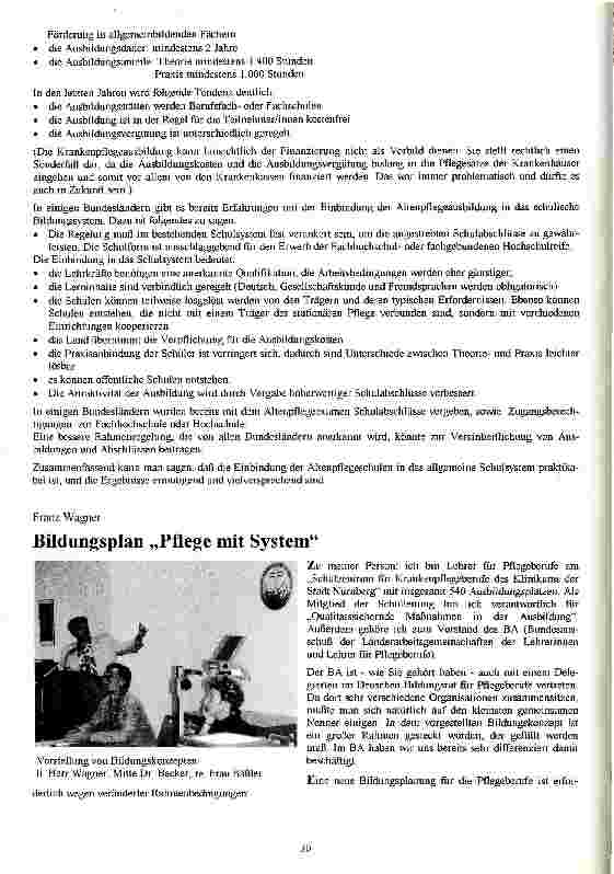 Vorschauseite 1: Ausbildungskonzepte für Pflegeberufe