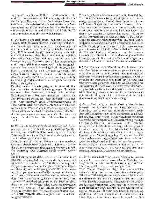 Vorschauseite 4: Zur Übertragung einer Subkutaninjektion auf nichtpflegerisches Personal