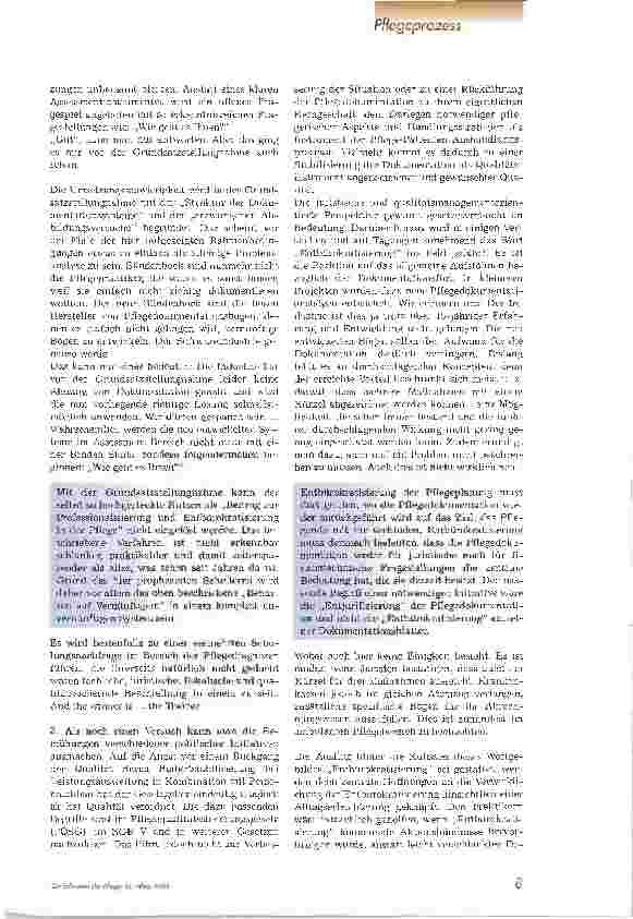 Vorschauseite 2: Prozessuoae Pflege - oder die nächste Fahrt geht rückwärts!