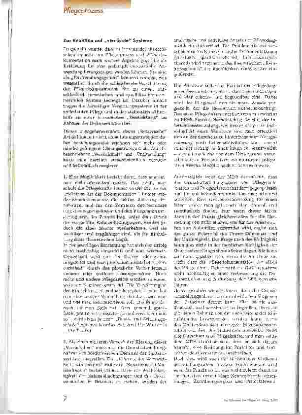 Vorschauseite 6: Prozessuoae Pflege - oder die nächste Fahrt geht rückwärts!